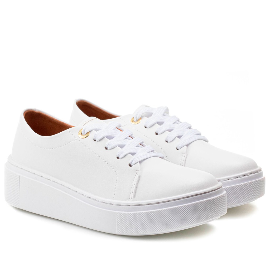 Tenis branco vizzano store plataforma