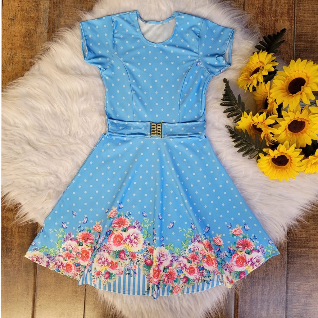 Vestido store gode infantil