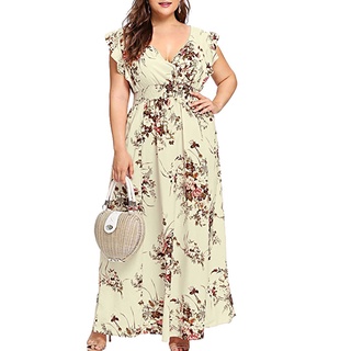 Casual plus store size maxi dresses