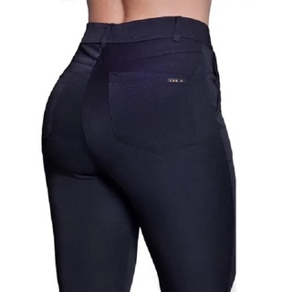 Shorts Legging Preto K2B Cintura Alta Poliamida - Arara Azul Modas