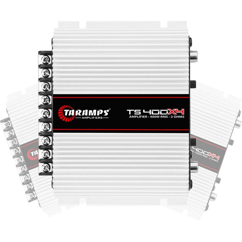 Modulo amplificador taramps ts400 x4 2 ohms 4 canais 4x100w rms para