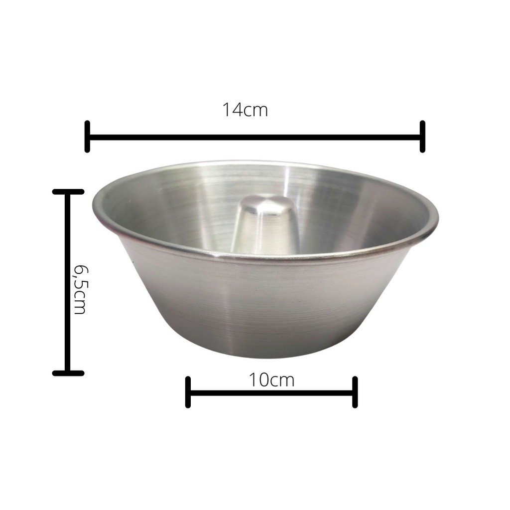 Forma de Pudim Redonda Forneável - 1.110 ml - 04 Und. (WER) - Maior  Distribuidora de Embalagens de Goiás