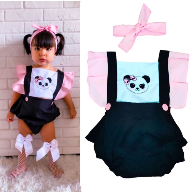 Roupa store panda menina