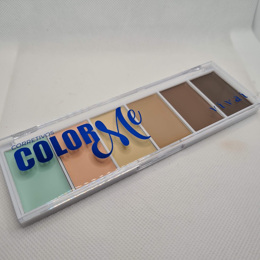 Paleta de Corretivos Color Me Vivai Corretivo Colorido | Shopee Brasil