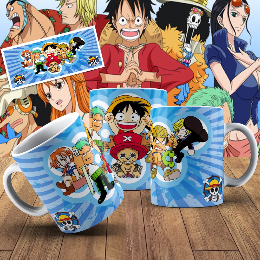 Caneca One Piece Personalizada de Plástico do Mangá Anime Presente Xícara  Polímero Quadrinho Filme Série Personagens no Shoptime