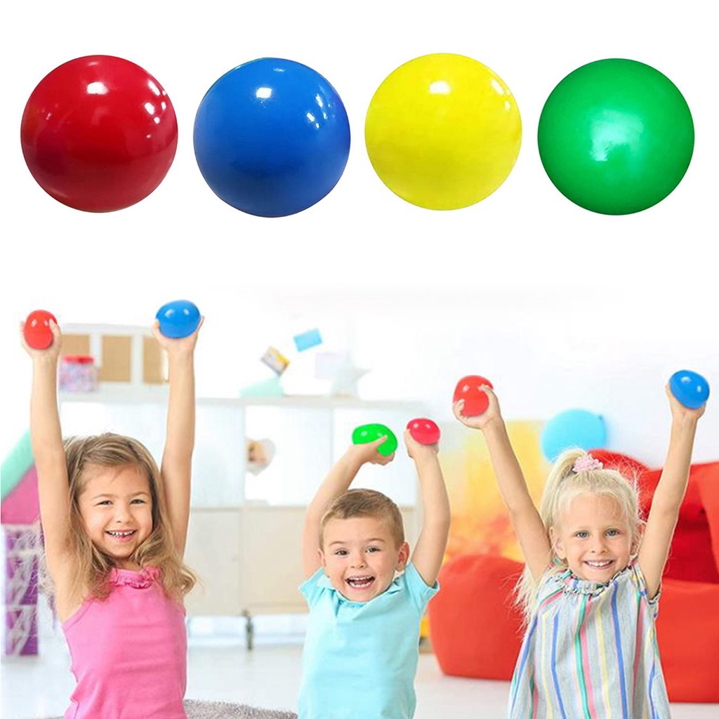 Brinquedo Infantil Bola Squeeze De Squash Pegajosa Descompressão 1 Pçs ...