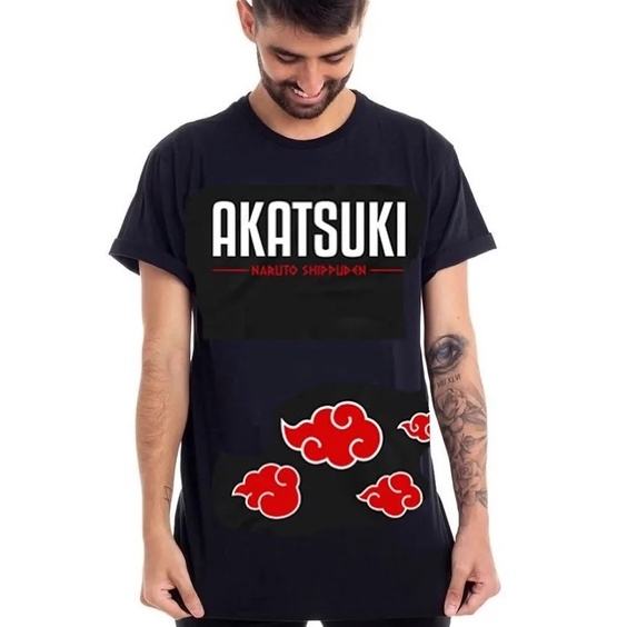 Camiseta Naruto Akatsuki - Nuvem Naruto - Anime - Mangá