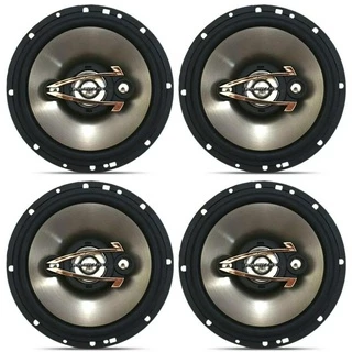 KIT 4 Alto Falantes 6 Polegadas 320w Rms Hurricane Quadriaxial Qr6 80w Rms cada
