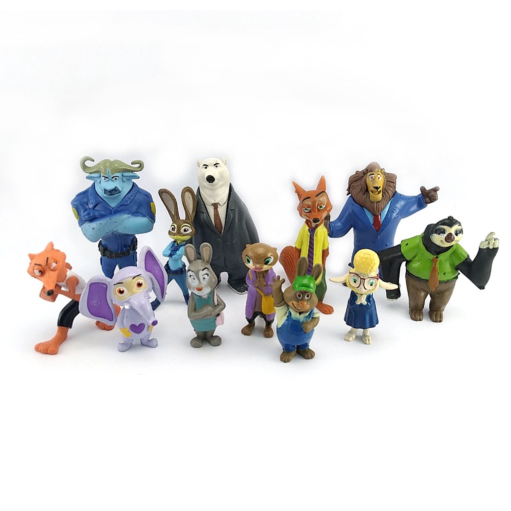 Mini Figuras - Disney Zootopia - Pack com 2 Personagens - Mr Big e Kevin -  Sunny em Promoção na Americanas