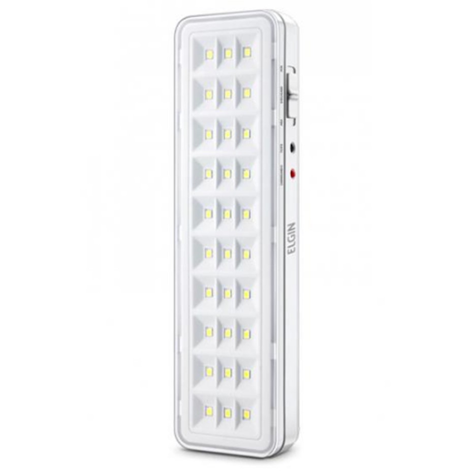 Luminária de Emergência 30 LEDs Bateria De Litio