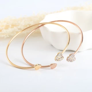 Pulseira Curren Moderna Clássica Estilo Coreano Menina Brilhante Coração Estrela 003
