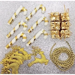 Kit Pendente de Natal 19 Peças - Enfeite Natalino - Árvore de Natal