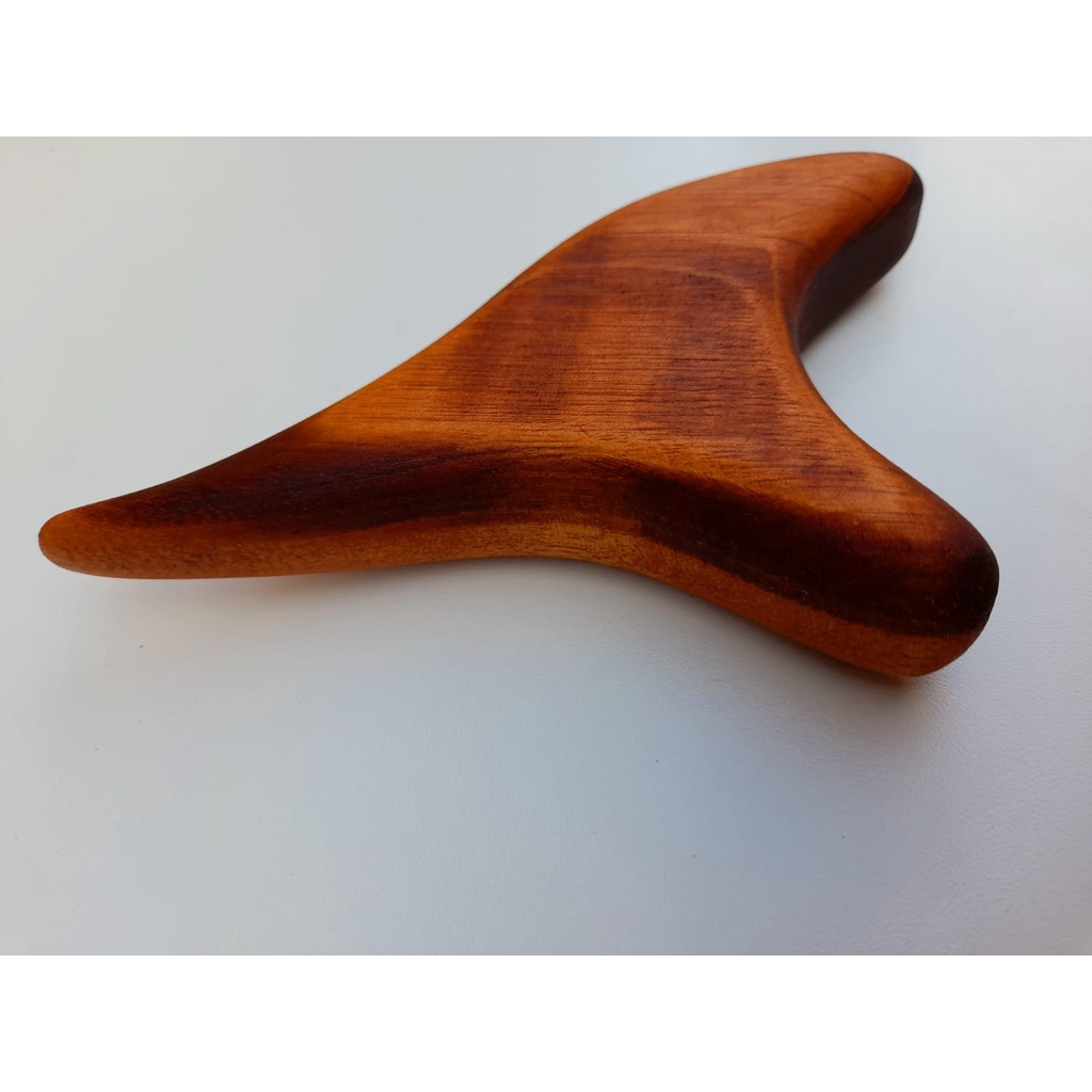Instrumento Gua Sha Liberação Miofascial Madeira Maçiça Last | Shopee ...