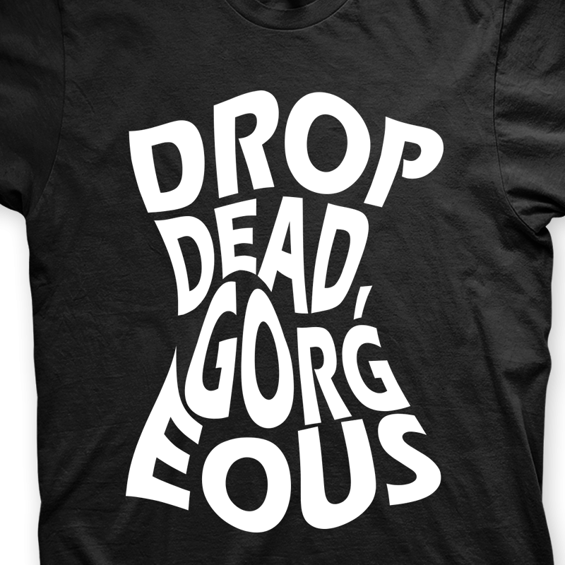 Camiseta Vários Artistas - Drop Dead Gorgeus - Preta