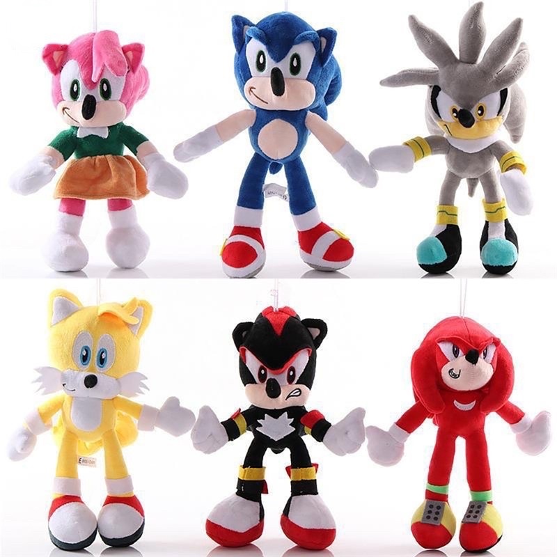 Boneco Blocos De Montar Sonic Tails Knuckles Silver Shadow em Promoção na  Americanas