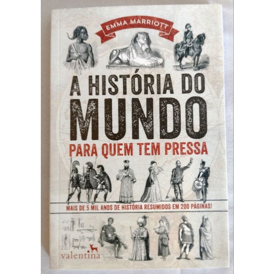 Livro - A História Do Mundo Para Quem Tem Pressa | Shopee Brasil