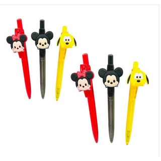 Caneta esferográfica Disney Baby Mickey Minnie Pluto esferografica ponta média azul presente material escolar kawai