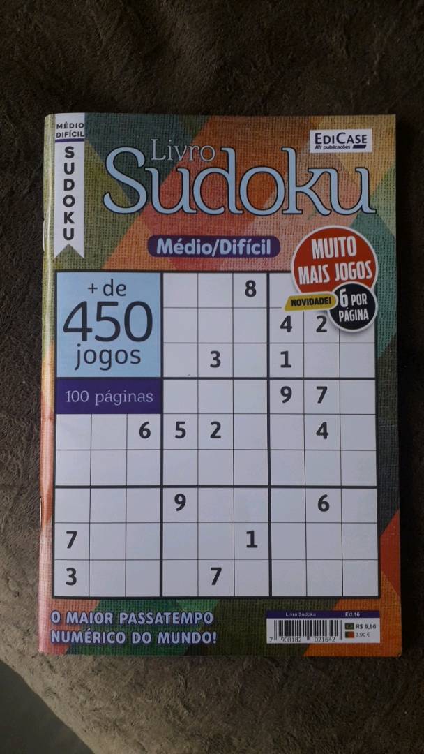 Livro Sudoku - Fácil/Médio - Só Jogos 9X9 - 6 Por Página em Promoção na  Americanas