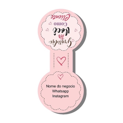 50 adesivos lacre rosa para fechar sacolas, embalagens de entrega, com ...