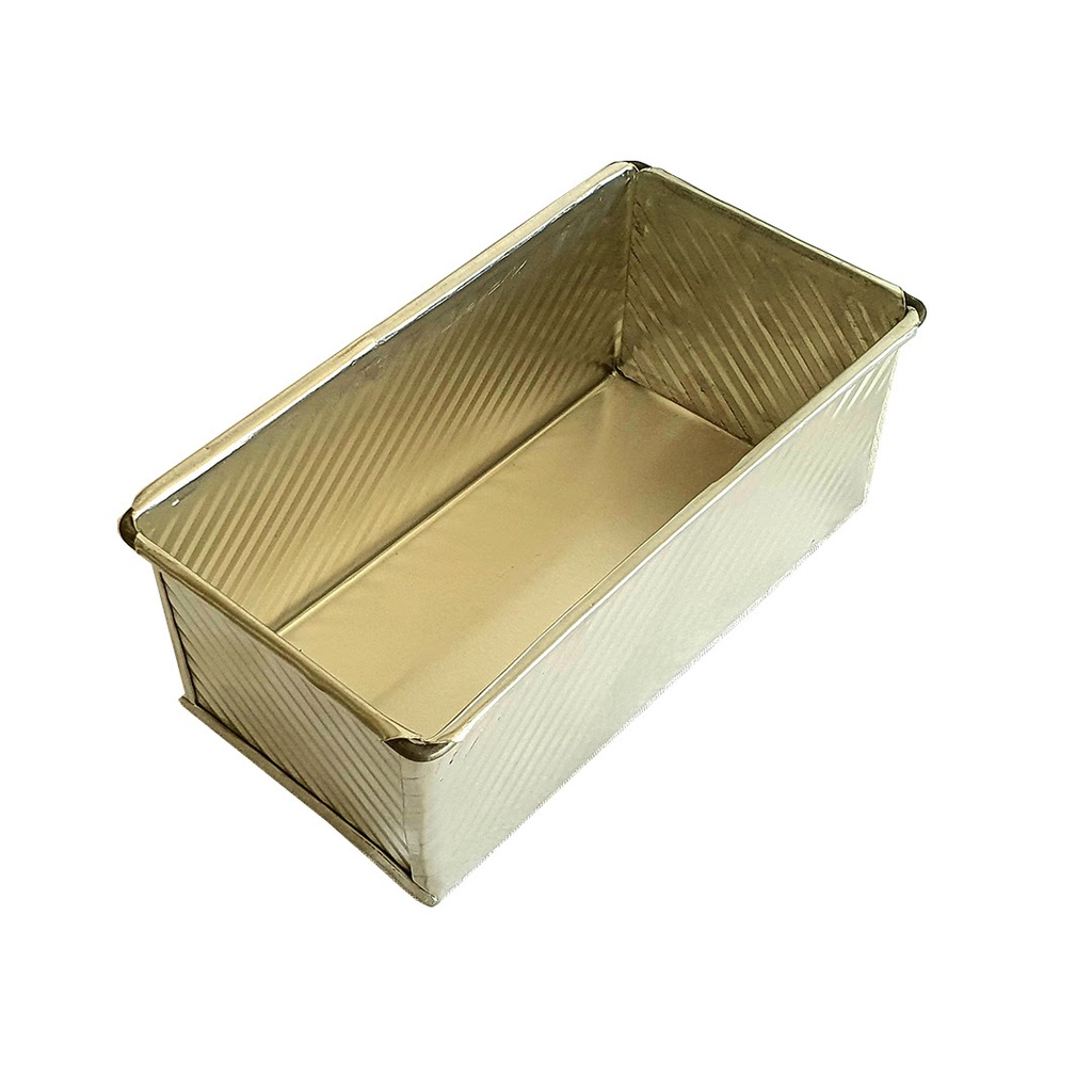Forma Pão de Forma Alumínio 15x10x10 cm - Kit 2 Peças