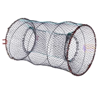 Armadilha De Pesca Covo De Pesca Desarmar Com Mola Grande Para Peixes Grande P/ Traira Tilápia Bagre Lambari