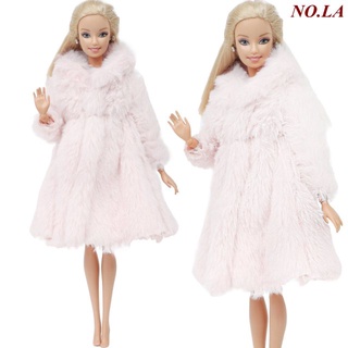 Casaco De Boneca De Pele Para Boneca Barbie / Roupas De Inverno