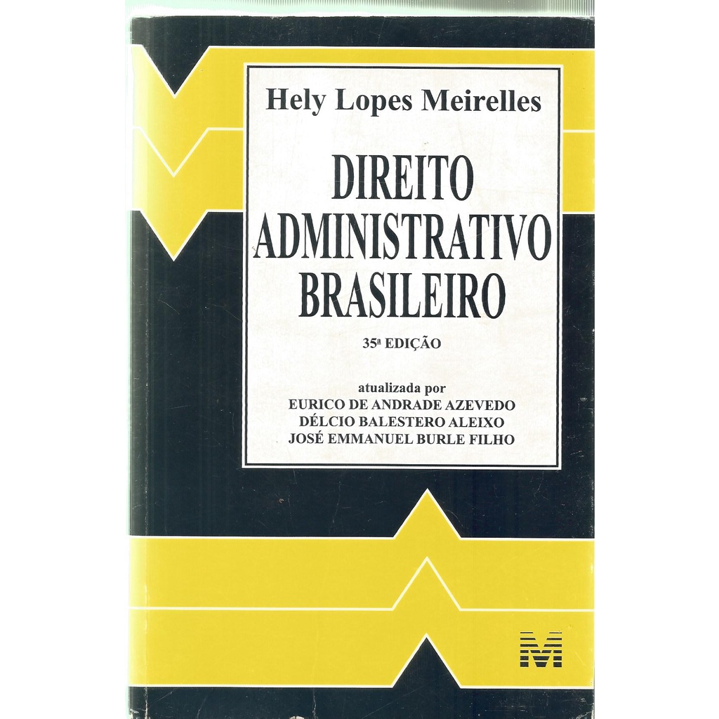 Livro: Direito Administrativo Brasileiro. | Shopee Brasil