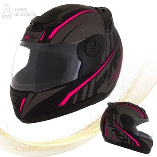 Capacete Fechado Pro Tork Evolution G6 Pro Abs Vis. Cristal Unissex Moto Motoqueiro 56 58 60