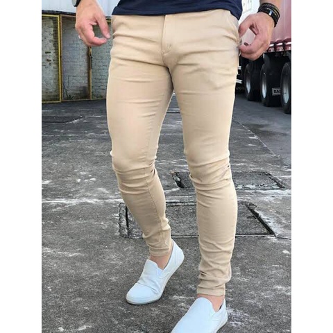 Esporte fino calça store bege