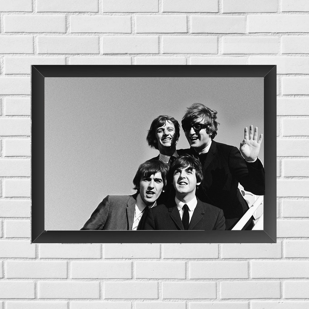 Quadro Decorativo A4 Presentes Criativos Banda The Beatles | Shopee Brasil