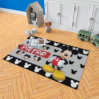 Tapete Mickey Personalizado 1,30 L X 70 C + Brinde
