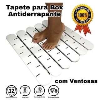 Tapete Antiderrapante Ventosas para banheiro box seguro jacuzzi