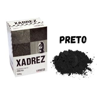 Pigmento Em Pó Xadrez Preto 500g Tinta E Cimento Queimado