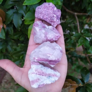 PEDRA BRUTA TURMALINA ROSA M - AMOR/Pedra natural/Cristais/cristal/tarot/decoração