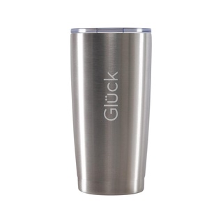 Copo Térmico Para Cerveja Lucky 591ml Inox Black - Gluck