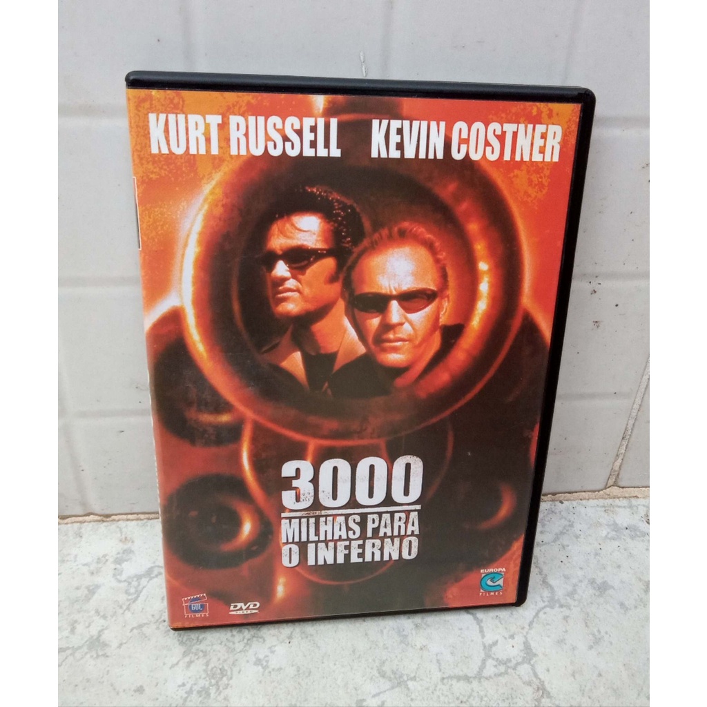 DVD 3000 Milhas Para O Inferno - filme com Kevin Costner e Kurt Russell ...