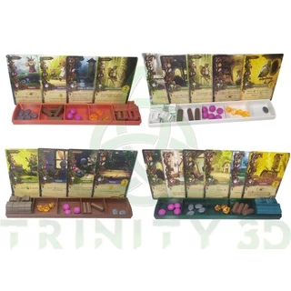 Porta cartas Card Holder Suporte baralho com compartimento Porta tokens - Kit com 4 , 5 ou 6 peças