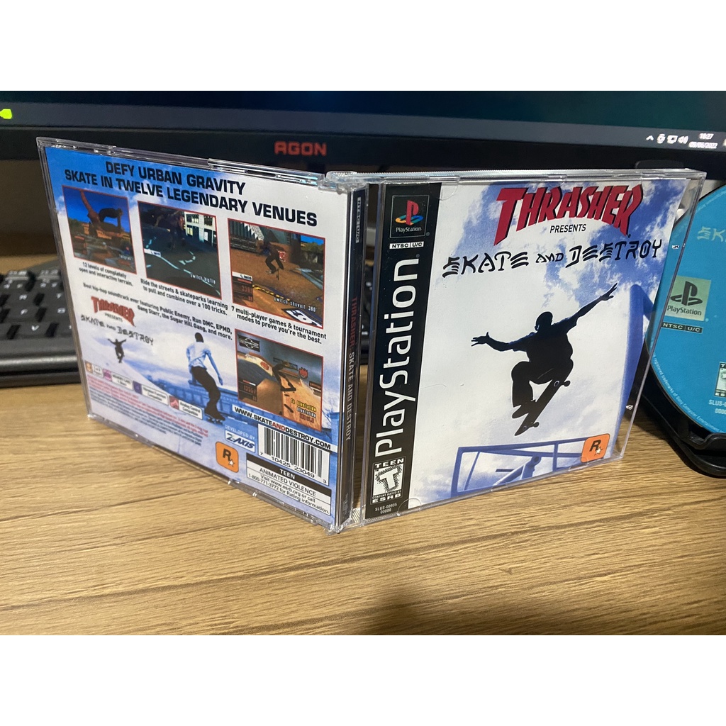 THRASHER Skate and Destroy para PS1 | Shopee Brasil