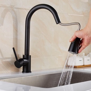 Torneira de Cozinha Flexível Escovado Inox Mesa Bancada Pia 2 Jatos Misturador 360 Rotação