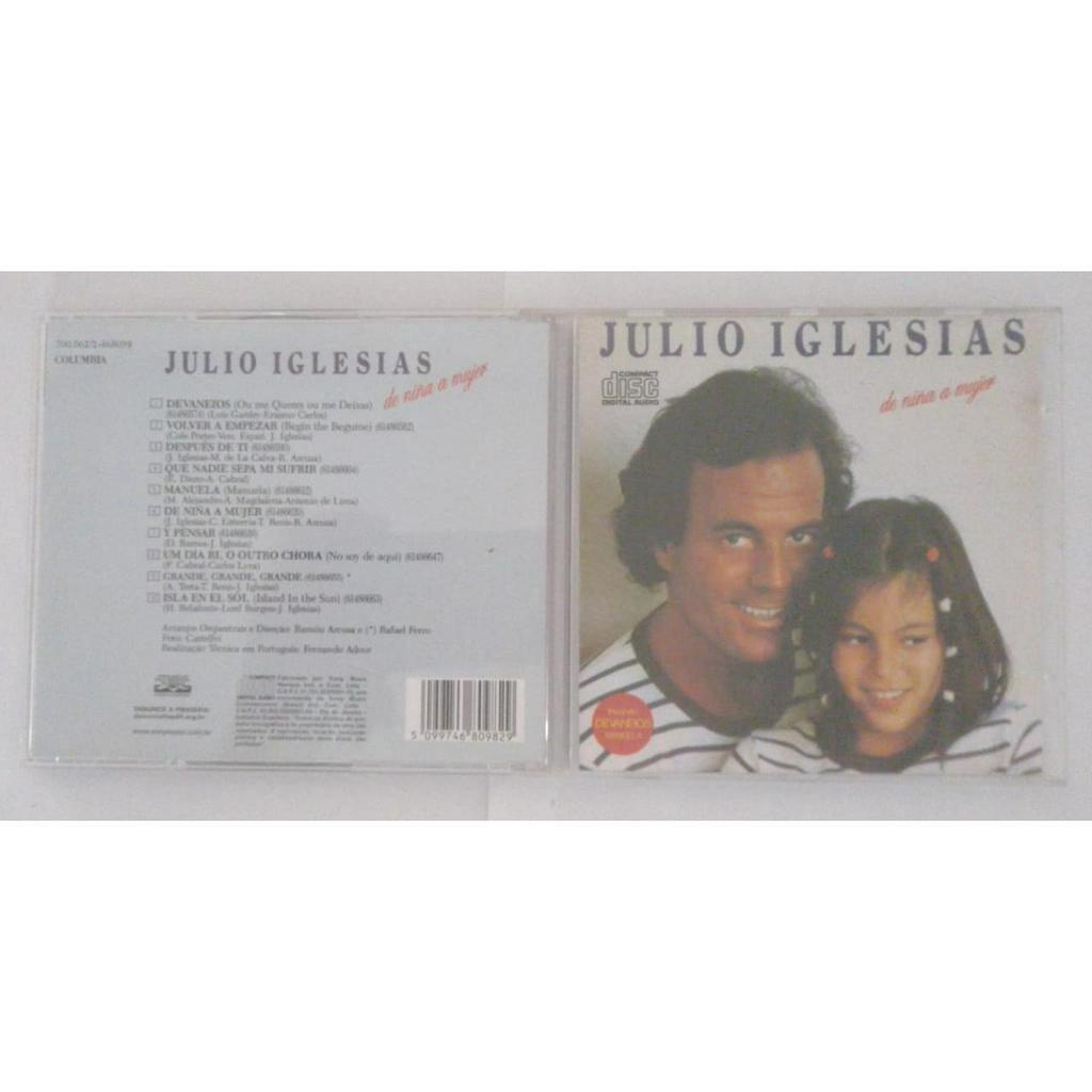CD Julio Iglesias De niña a mujer | Shopee Brasil