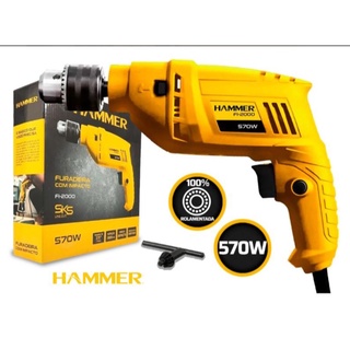 FURADEIRA DE IMPACTO 570W 2800RPM - HAMMER