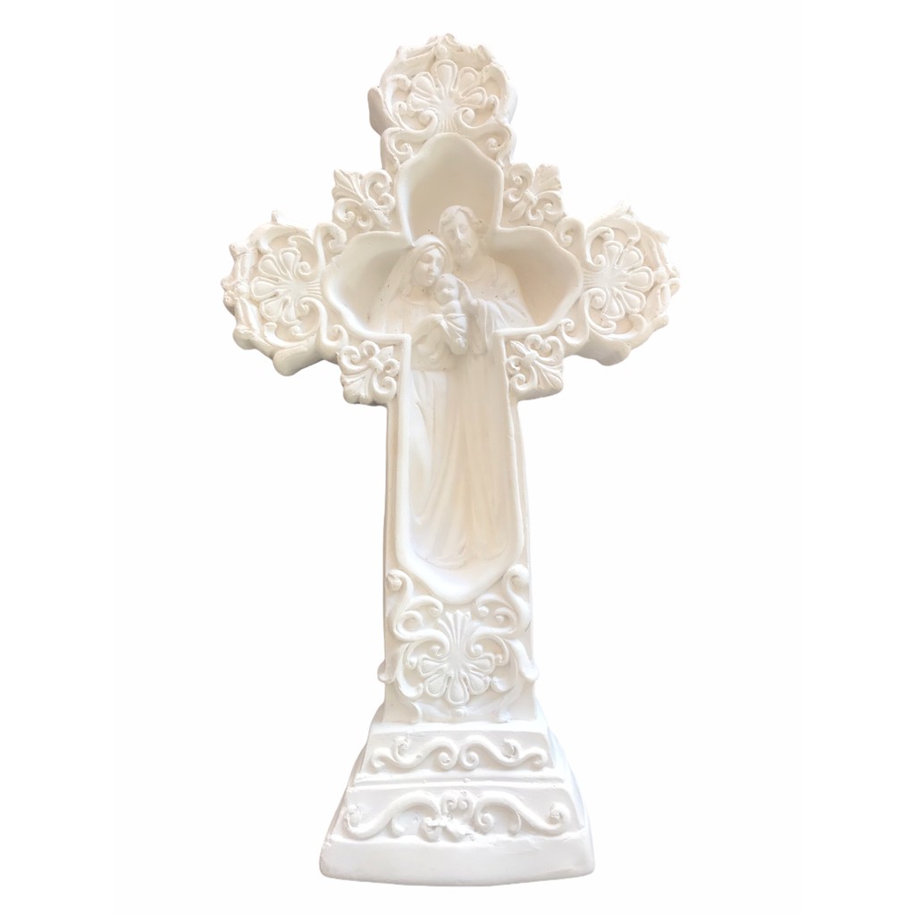 Crucifixo com Sagrada Família 35cm x 20cm - Imagens CaZé