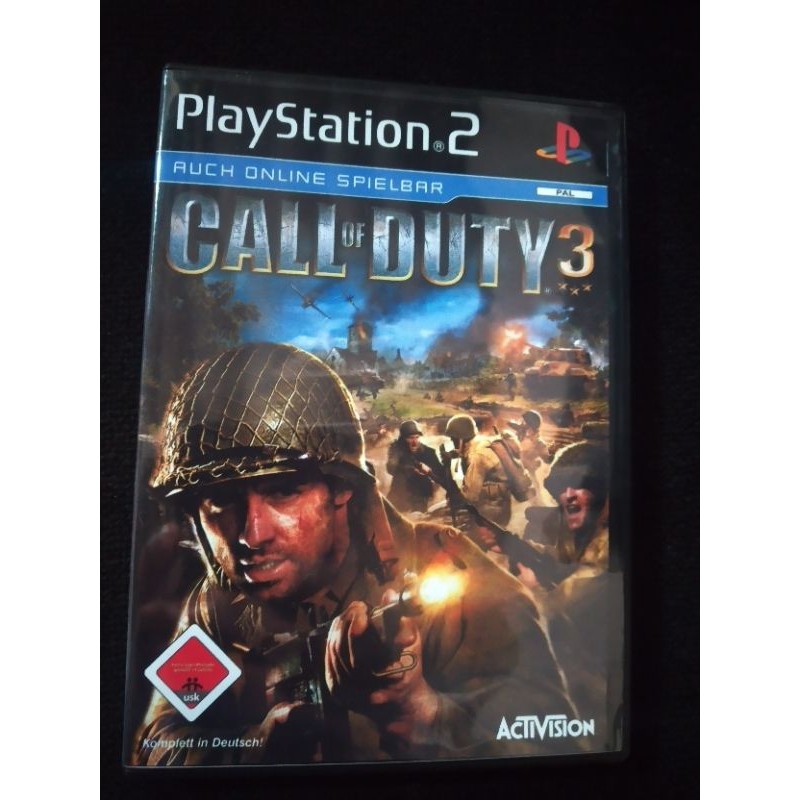 Call of Duty 3 PS2 Front cover