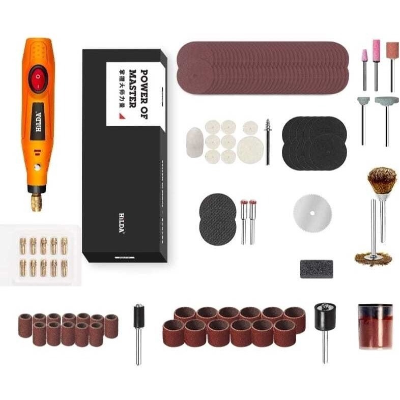 Micro Mini Retifica Rotativa Acessorios Disco Corte Lixa | Shopee Brasil