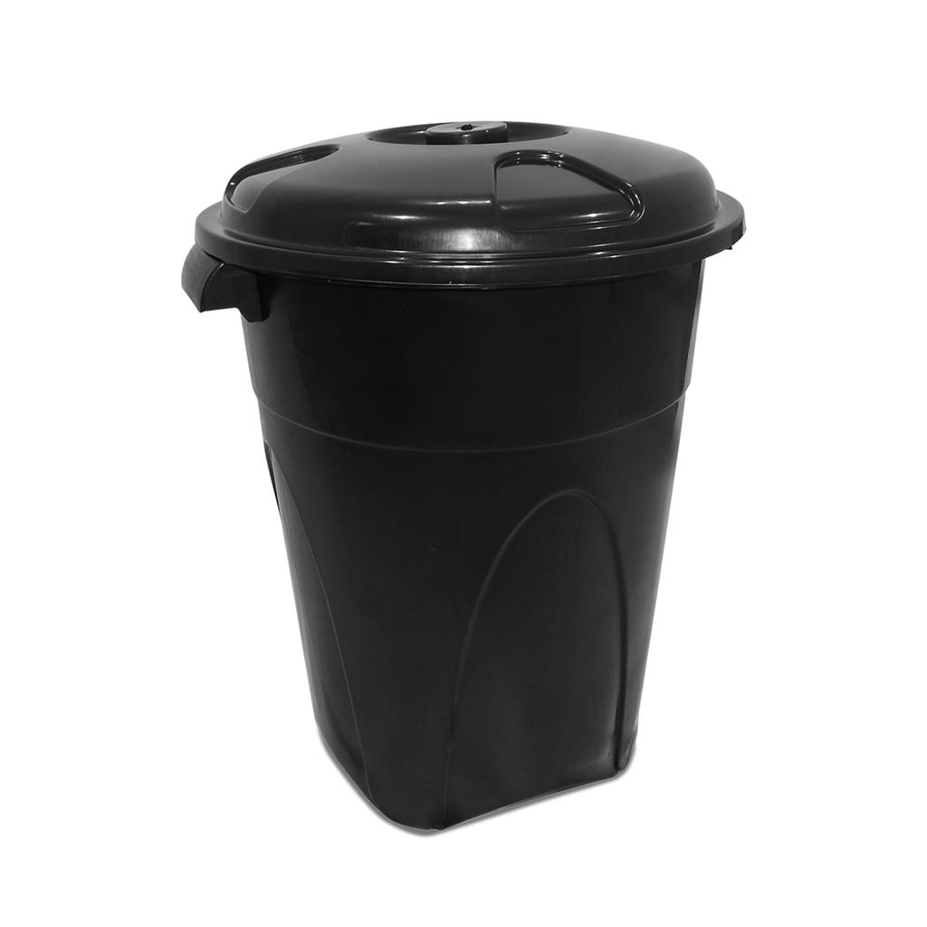Lixeira Cesto Cesta Lixo 100 Litros Reforcado Preto Alca Reforcada