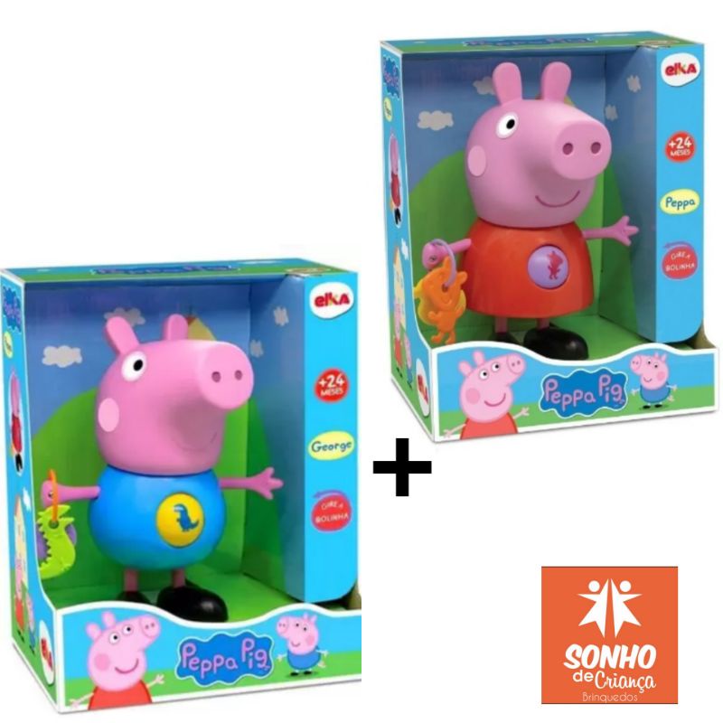 Brinquedo Boneca Peppa com Atividades Peppa Pig Elka - Loja Zuza Brinquedos