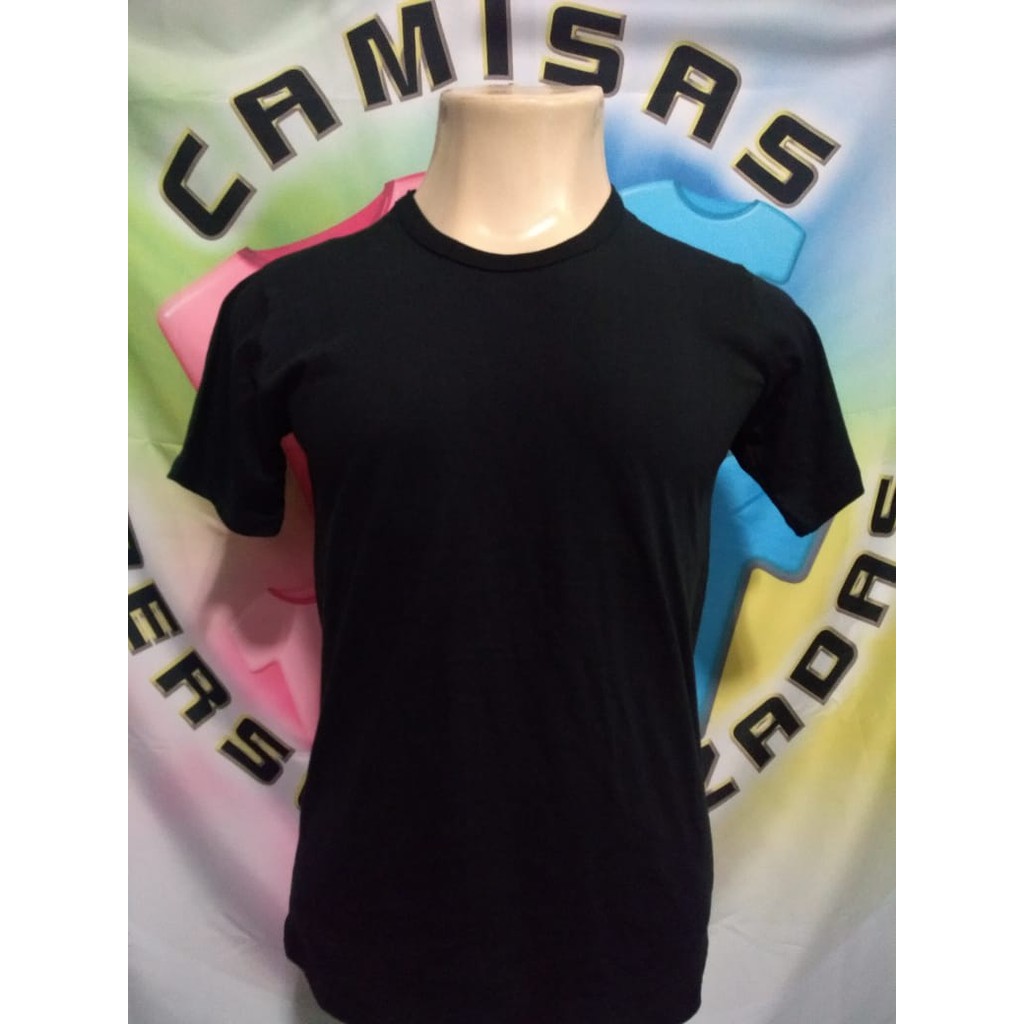 T-SHIRT LISA SEM ESTAMPA - PRETO