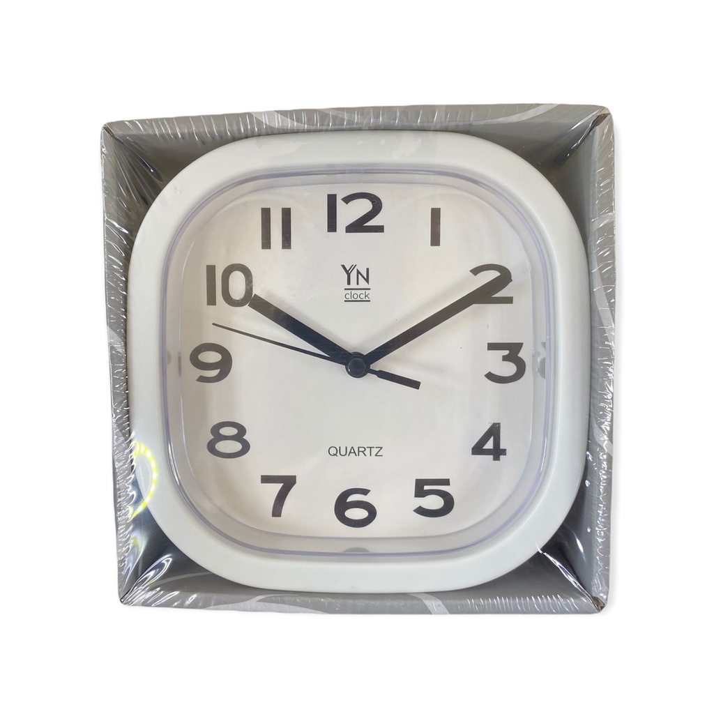 Relógio de parede quartz quadrado 15 cm pequeno sala/cozinha silencioso ...