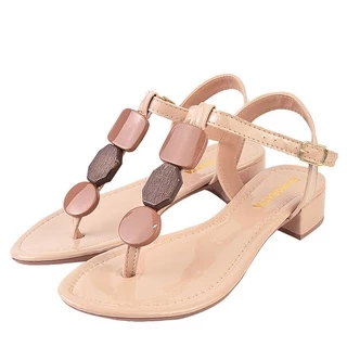 Sandália Moda Feminina Com Salto Médio