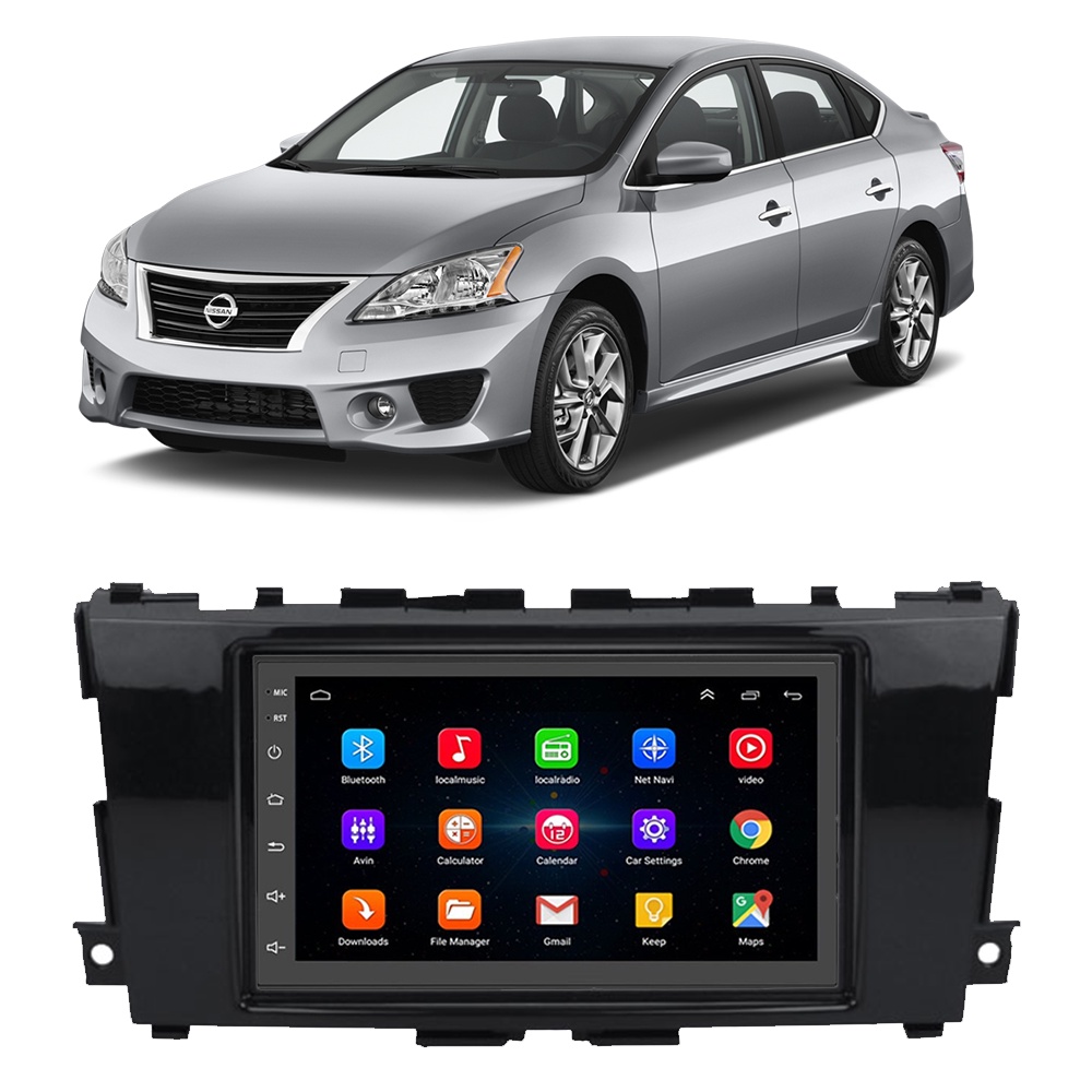 Kit Central Multimidia Android Nissan Altima 2013 2014 7 Polegadas GPS ...